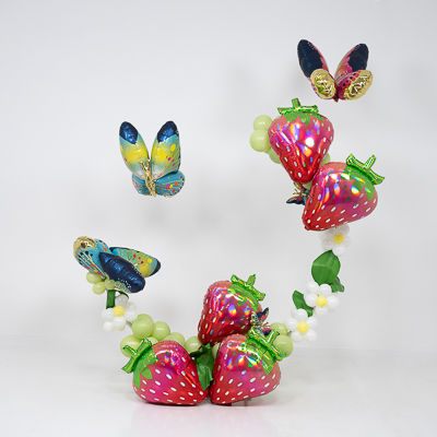 Summer Strawberry Balloon Hoop - BMTV 548