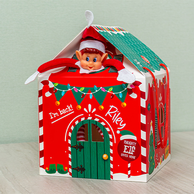 Elf Arrival House Box Design