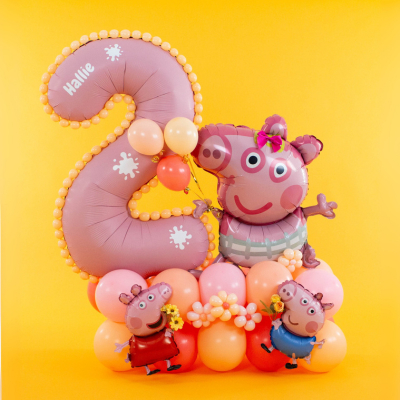 Evie Pig 2nd Birthday Design