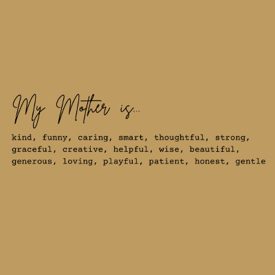 My Mother is... Cutting Files