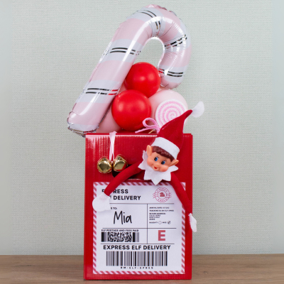 Pink Elf Arrival Post Box Design