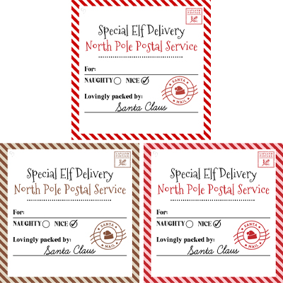 Special Elf Delivery Printable Designs