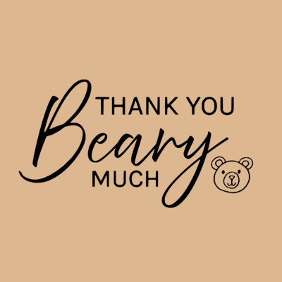 Thank You Beary Much Cutting Files